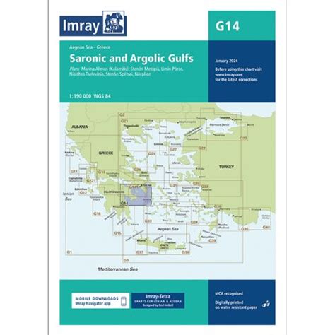 G14 Saronic and Argolic Gulfs – Imray